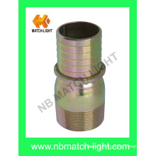 Brass NPT to Bsp Kc Nipple with Collar